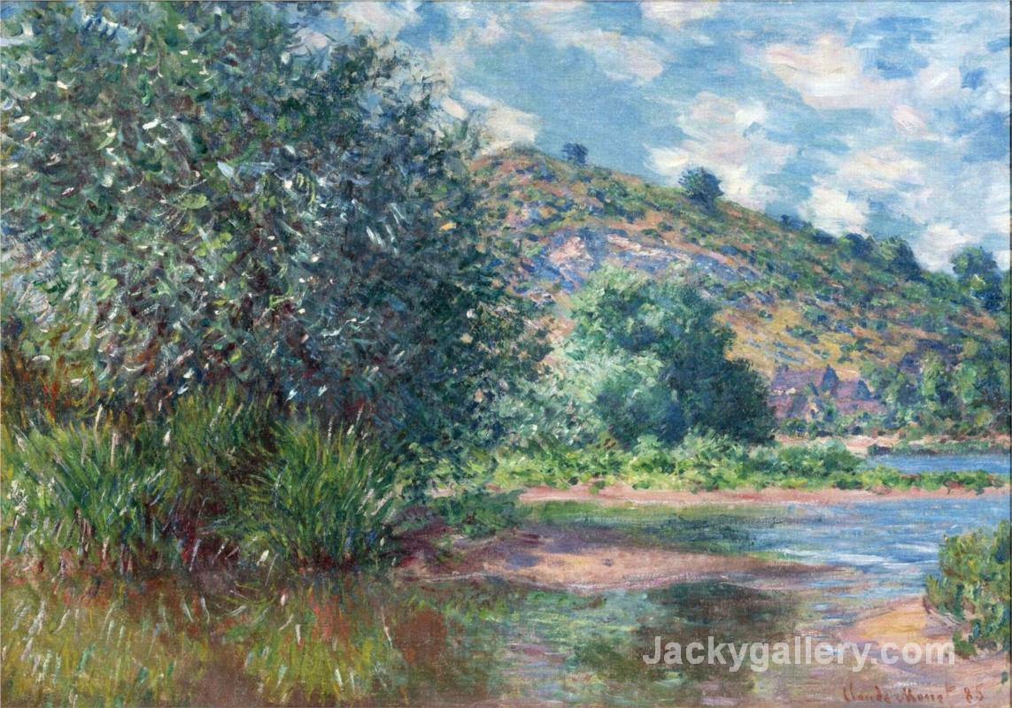 Landscape at Port-Villez2 by Claude Monet paintings reproduction